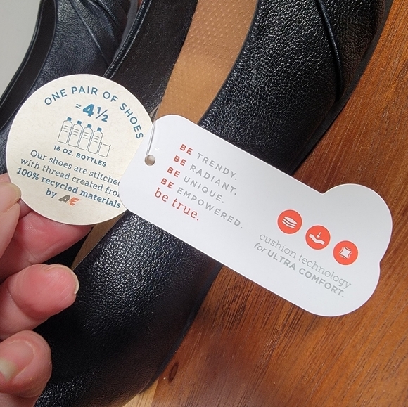 NEW Baretraps Chainey Black Flats Size 7.5 - Picture 12 of 17